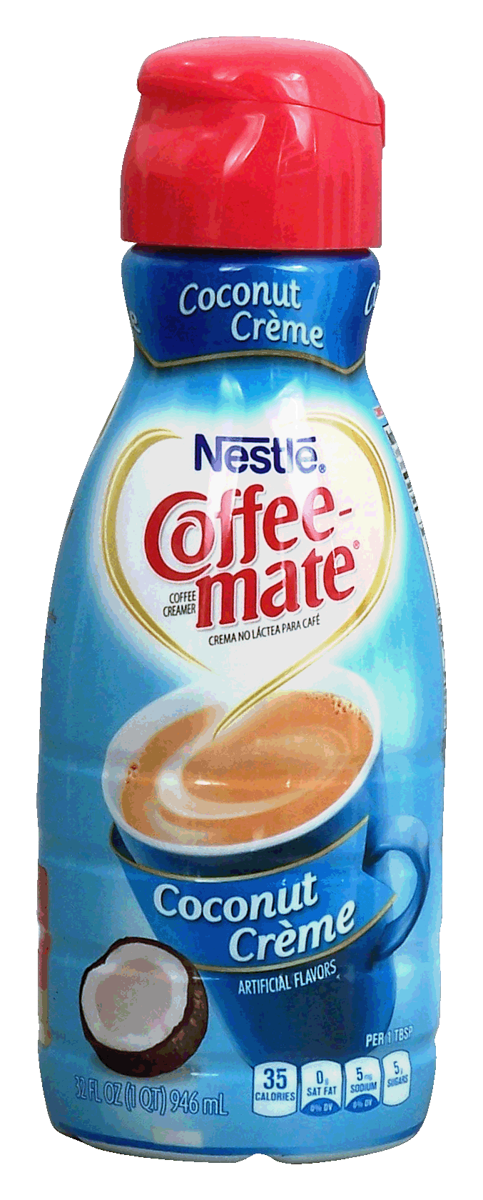 Nestle&nbsp;Coffee-mate&nbsp;coconut creme flavored liquid coffee creamer Full-Size Picture